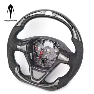 Volant en fibre de carbone avec LED pour <span class=keywords><strong>Ford</strong></span> FOCUS RS MK2 avec inserts en carbone - Product Image 5