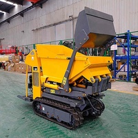 พาวเวอร์สาลี่ตีนตะขาบติดตามมินิ Dumper ยางติดตาม