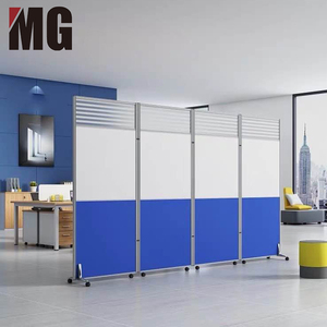 Partition temporaire portable pliante, Partition, pour le bureau, Center d'appels, séparateur de salle privée avec roulettes - Product Image 3
