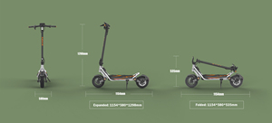 Patinete Eléctrico Plegable KuKirin A1, con Marco de Acero, Pantalla LED, Frenos de Disco Dobles, para Patrullaje en el Campus y Servicio de Entrega - Product Image 6