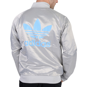 อาดิดาสออริจินัลเสื้อกล้ามบรูคลินผู้ชายขนาด XXL สีเงินสีดำลาย3D พร้อมฮู้ดเทคนิคการสร้างกล้ามเนื้อคอปกเสื้อ - Product Image 3