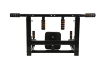 Haltères portables en acier Chaoran pour usage domestique, tube carré noir, barre parallèle murale pour tractions, équipement de fitness pour le corps entier
