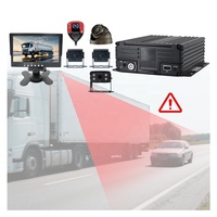 Sistema de Monitoreo de Seguridad Vehicular 4G MDVR de 5 Canales, Grabador DVR, Cámara de Reversa para Camiones, Sistema ADAS BSD, Monitor IPC