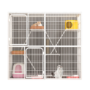 Kattenvilla Indoor Luxe Villa Hoge Kwaliteit Kattenkooien Metaal Supergroot 4 Laags Kattenhuis - Product Image 2