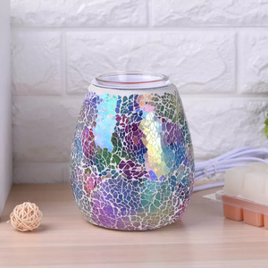 Factory Outlet Unique Electric Mosaic Glass Candle Wax Melter <strong>Scented</strong> <strong>Oil</strong> <strong>Burner</strong> for Home Fragrance - Product Image 1