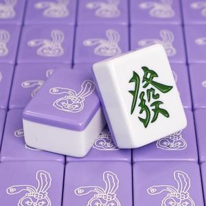 Vente en gros <span class=keywords><strong>de</strong></span> tuiles <span class=keywords><strong>de</strong></span> mahjong en acrylique colorées <span class=keywords><strong>de</strong></span> luxe 160 pièces, jeu <span class=keywords><strong>de</strong></span> mahjong américain - Product Image 2