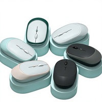 Souris optique mini rechargeable à rétroéclairage LED, double mode, 1600 DPI, 7 boutons, design ambidextre pour ordinateur portable/bureau