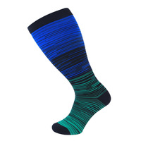 Vente en gros de chaussettes haute compression au genou pour femmes hommes grande taille Fun 20-30mmhg Extra large mollet Sports Circulation Chaussettes 20-30mmhg