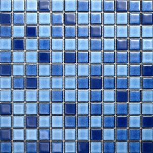 Mosaïque en cristal de haute qualité 300*300mm tuile de mosaïque en verre pour piscines intérieures et extérieures - Product Image 5