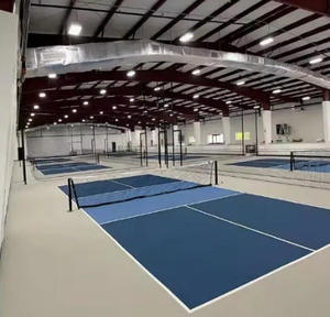 Bâtiment d'entrepôt à structure métallique sur mesure et structure en acier professionnelle pour terrain de badminton pour gymnase scolaire - Product Image 6