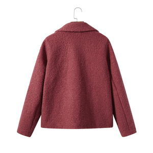 Áo Khoác Lông Cừu Mềm Mại Cho Nữ, Cổ Bẻ Xuống Mùa Đông Dành Cho Phụ Nữ Thường Ngày - Product Image 3