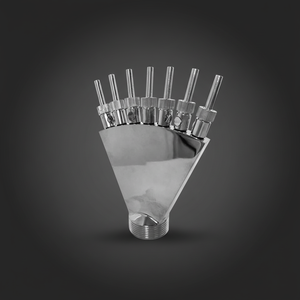 Buse de fontaine de jardin d'eau à trois niveaux réglable en acier inoxydable de haute qualité 304 pour <span class=keywords><strong>massage</strong></span> - Product Image 1