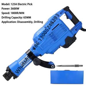 3600w כבד כבד כבד כף יד חשמלי מקדחה מקדחה 125a בטון להריסה בטון - Product Image 2