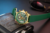 MEGIR 2235 Sport montre à Quartz hommes mode étanche chronographe montre-bracelet Date vert Olive bracelet en Silicone montres lumineuses