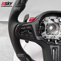 Volant sport en cuir pour X4/X6 Série F/G (G38 G20) - Installation Plug-and-Play, modèle 366
