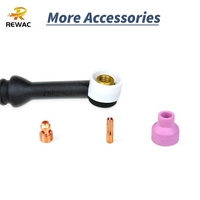 Pièces de rechange pour corps de torche TIG fixe/flexible WP24 WP24F WP24G WP24GF WP24W WP24WF 50A refroidi par air 100A refroidi par eau