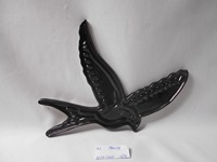 Oiseaux en céramique, moineaux, hirondelles, colombes, décoration murale blanche à suspendre