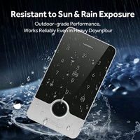 Sistema de Control de Acceso CUMU con App Tuya, Teclado WiFi Inteligente, Control de Acceso por Contraseña, Lector de Huellas Dactilares/Tarjeta IC, Resistente al Agua para Exteriores
