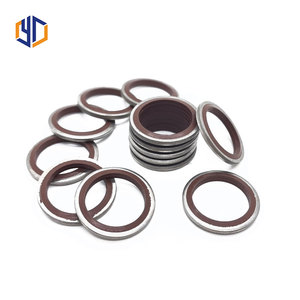 Tự định tâm ngoại quan máy giặt con dấu metric/<span class=keywords><strong>Imperial</strong></span> Kích thước NBR EPDM đồng kim loại dầu kháng Vòng downty con dấu cao su - Product Image 2