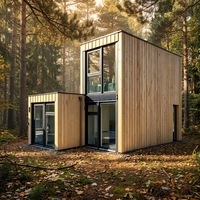 Maison portable en conteneur maritime modifié de 40 pieds et 20 pieds, maison mobile en conteneur, hôtel modulaire