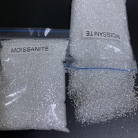 Pass Diamond Tester 0,8-2,9mm D Color VVS1 Diamante de moissanita suelto Tamaño pequeño Corte brillante Piedra de moissanita sintética