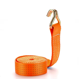 Sangles d'arrimage à cliquet robustes et personnalisables 5T avec crochets en J pour le contrôle de la cargaison et l'arrimage de palettes - Product Image 5