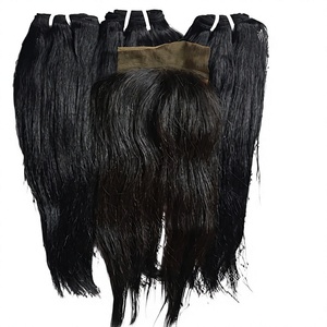 Offre de Noël 2025 : Vente en gros de cheveux Remy indiens vierges à cuticules alignées, ondulés naturels, qualité vierge brute parfaite - Product Image 1