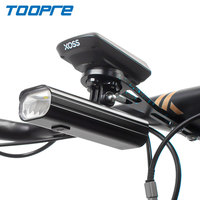 TOOPRE Support de lampe d'extension de guidon intégré Accessoires de base de caméra de sport incurvés pour support d'ordinateur de vélo