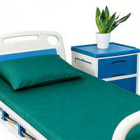 Lot de 4 pièces de literie en coton teint en masse, antibactérien, doux et durable, avec housse de couette
