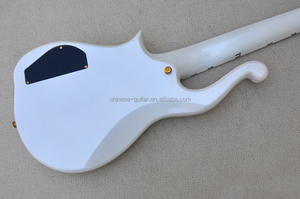 กีตาร์เบสไฟฟ้า Flyoung Metal White <span class=keywords><strong>5</strong></span> <span class=keywords><strong>สาย</strong></span> ขายดี <span class=keywords><strong>ราคา</strong></span>โรงงาน - Product Image 5