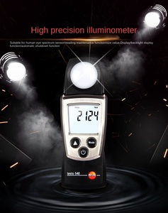 Medidor de Luz Digital Testo540, Funciona con Pilas AA, Material ABS, 0 a 99,999 - Product Image 2