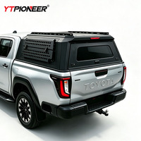 Capot rigide en aluminium étanche pour pick-up Toyota Hilux Extracab/Double Cab 2018, compatible avec 3 portes