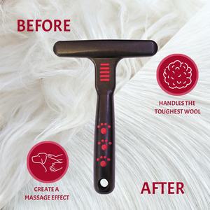 Cepillo de Masaje Profesional para Perros con <span class=keywords><strong>Mango</strong></span> Largo, Peine para Mascotas, Cepillo de Aseo para Perros y Gatos - Product Image 6