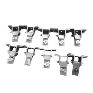 Système de montage de panneaux solaires GL à inclinaison réglable pour pieds avant et arrière, avec support résistant aux vents de 60 m/s et aux charges de neige de 3 KN/m² - Product Image 1