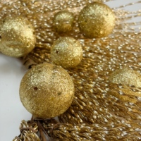 Guirlande de Noël de luxe en polyester pour porte d'entrée, de bonne qualité, pour intérieur, fête, centre commercial, maison, arbre, affichage festif
