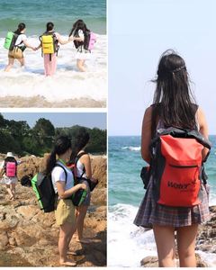 Muestra Gratuita, Bolsa de Lona Impermeable Plegable de 25L para Acampar al Aire Libre, Personalizada de Fábrica, para Adultos - Product Image 6