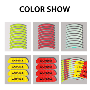 Ruban adhésif pour accessoires de <span class=keywords><strong>moto</strong></span>, <span class=keywords><strong>bande</strong></span> réfléchissante imperméable, <span class=keywords><strong>bande</strong></span> réfléchissante pour <span class=keywords><strong>roue</strong></span> de vélo de 1 cm - Product Image 5