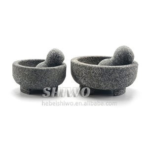 Molinillo de granito <span class=keywords><strong>Molcajete</strong></span> para <span class=keywords><strong>guacamole</strong></span> Hierbas Pesto Sala Especias - Product Image 2