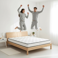 Matelas à ressorts nouvellement conçu, en mousse souple haute densité, emballé, contemporain, écologique, hybride, pour chambre à coucher