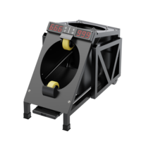 Machine de basketball intelligente avec écran de comptage, lanceur de balles automatique portable, entraîneur de tir intelligent pour la pratique sur le terrain