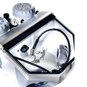 Sabbiatrice a 2 Vasche per Laboratorio Dentistico, Unità di Sabbiatura <span class=keywords><strong>Fine</strong></span> per Protesi Dentarie - Product Image 2