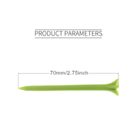 Nouveauté T-shirts de golf durables en bambou T-shirts de golf professionnels personnalisés en bois T-shirts de golf en plastique