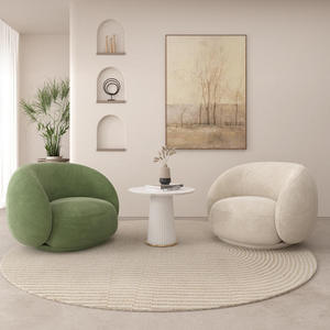 K Luxury Single Sofa Chair for Home Decor for <b>Small</b> Apartments Reception Lounge Beauty Salon Chair Fabric Living Room Sofas - Product Image 1