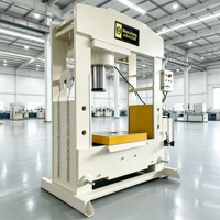 Prensa Hidráulica Tipo Pórtico H SHANJIANG YQ45 100T-200T com Motor de Rolamento e Controle PLC, Design de Abertura Lateral para Alimentação de Chapas Metálicas Grandes