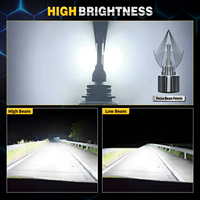 HYNBYZJ Lampe LED sans fil plug-and-play pour voiture Ampoule de phare Canbus h15 LED pour VW golf 7