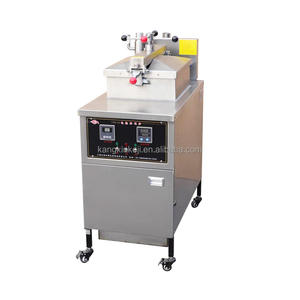 Friteuse professionnelle à gaz en acier inoxydable verticale à pression de 20 litres pour poulet - Product Image 5