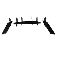 Diffuseur arrière noir brillant avec aileron de pare-chocs pour Chevrolet Camaro C6 2015-2025, lèvre de pare-chocs arrière en ABS, kit carrosserie aérodynamique