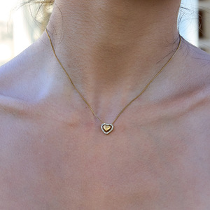 Chic Sommer Exquisite Zirkon Kristall Geometrische Anhänger Edelstahl Halskette für Frauen Schmuck - Product Image 2