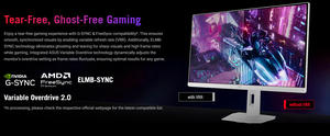 มอนิเตอร์ XG27UCGR-W เล่นเกมแบบสองโหมดดั้งเดิม a.s.u.rog Strix 27 "3840*2160โหมดคู่ (4K 162Hz หรือ FHD 485Hz)0.3MS - Product Image 6