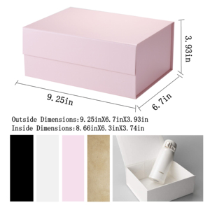 Cajas de Regalo Magnéticas Rosadas Pequeñas con Grabado Personalizado al por Mayor para Compras Empresariales - Product Image 3